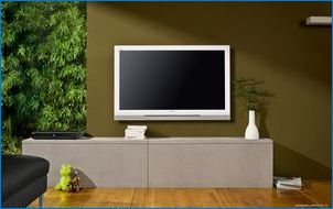 Бели телевизори: функции, преглед на модела, примери в интериора