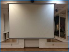Валцувани екрани за проектора: цел, видове и характеристики на избор