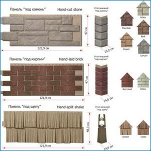 Фасадни панели за камък: видове и характеристики