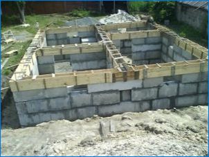 Фондация за къща от керамцитни бетонни блокове