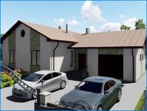 Едноетажни къщи с гараж: популярни възможности