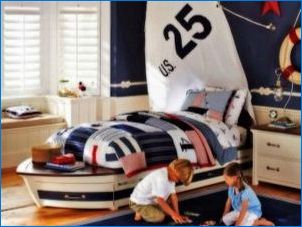 Легло за бойлер под формата на кораб