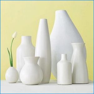 Порцеланови вази: видове, дизайн и използване в интериора