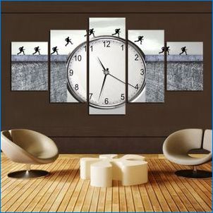Стенен часовник Снимка: критерии за сортове и подбор