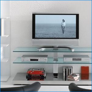 Съвременни мебели по телевизията: Характеристики, видове и селекция