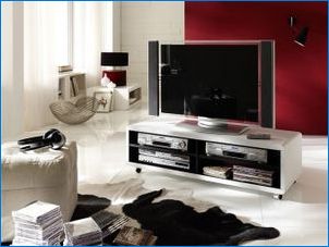 Съвременни мебели по телевизията: Характеристики, видове и селекция