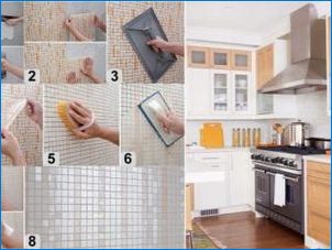 Как да инсталирате престилка в кухнята?