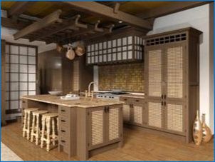 Стилни кухненски интериорен дизайн идеи в японски стил