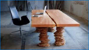 Дървени крака за маса: Модни идеи