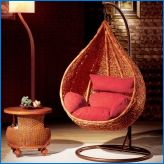 Кръгли столове от ратан: Характеристики и разновидности