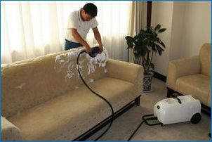 Почистване на сухо чисто мебели: функции и стъпка по стъпка