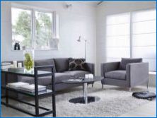 Възможности за използване на сив диван в интериора