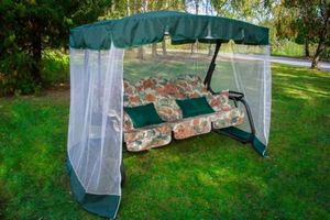 Изберете палатка за градински люлки