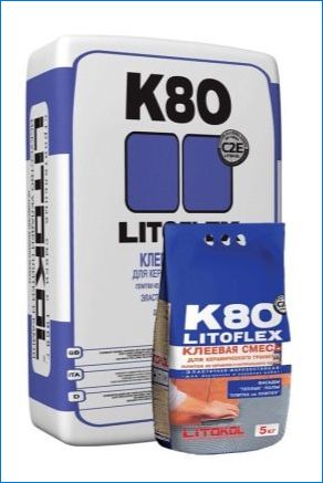 Litokol K80 плочки лепило: Спецификации и характеристики на приложението