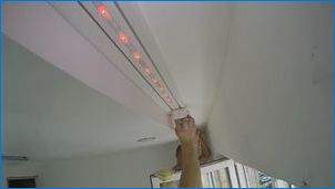 Профил на тавана за LED лента