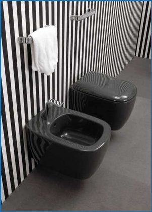 Черна тоалетна: съвременни тенденции на дизайна