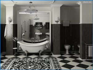 Интериор на банята в черните цветове: предимства и опции за дизайн