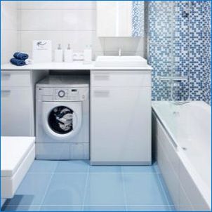 Красиви опции за получаване на малка комбинирана баня с пералня