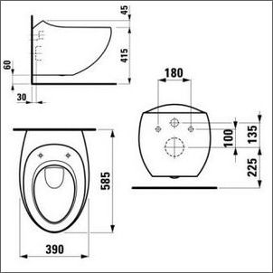 Висулка тоалетни Laufen: Характеристики и предимства на моделите