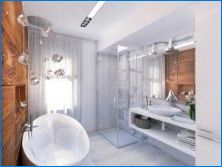 Създаване на интересен проект на банята: идеи за стаи от различни области