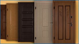 Подложки върху вратите от MDF: дизайнерски функции