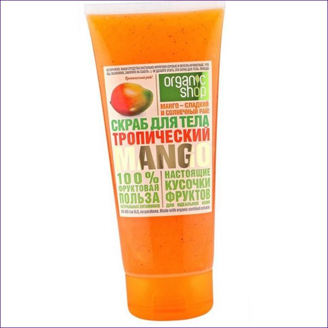 Organic Shop Тропически скраб за тяло с манго