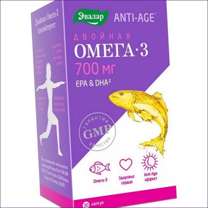 Омега-3 1000 mg Evalar