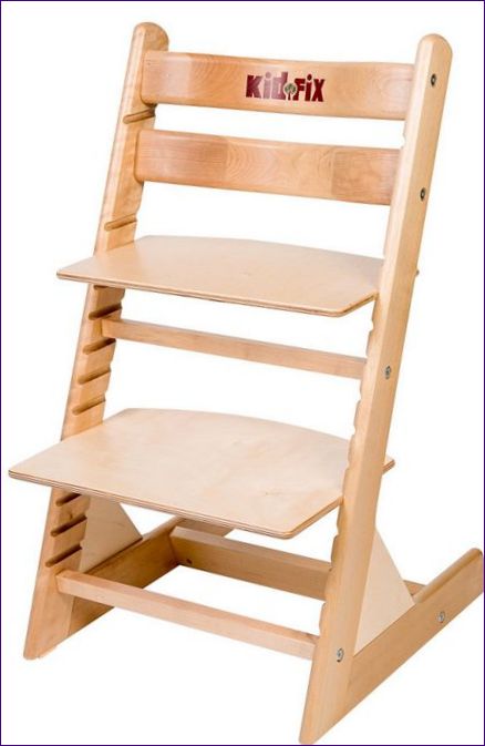 Високо столче Kid-Fix със сгъваема, регулируема седалка