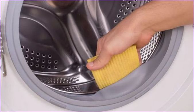 Как да отстраните котления камък от пералната машина под уплътнението