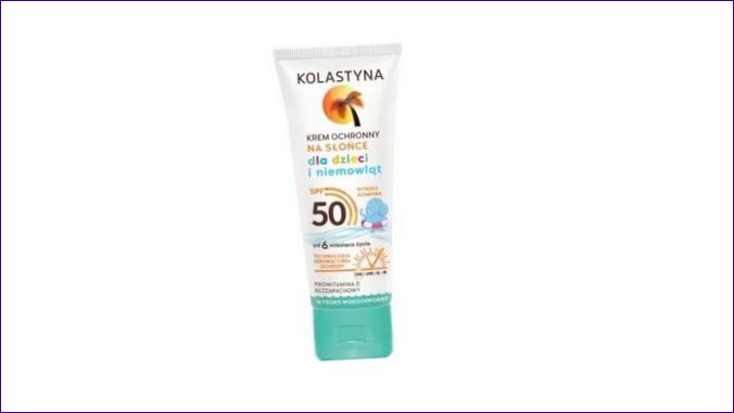 Kolastyna Слънцезащитен крем за бебета и деца SPF-50