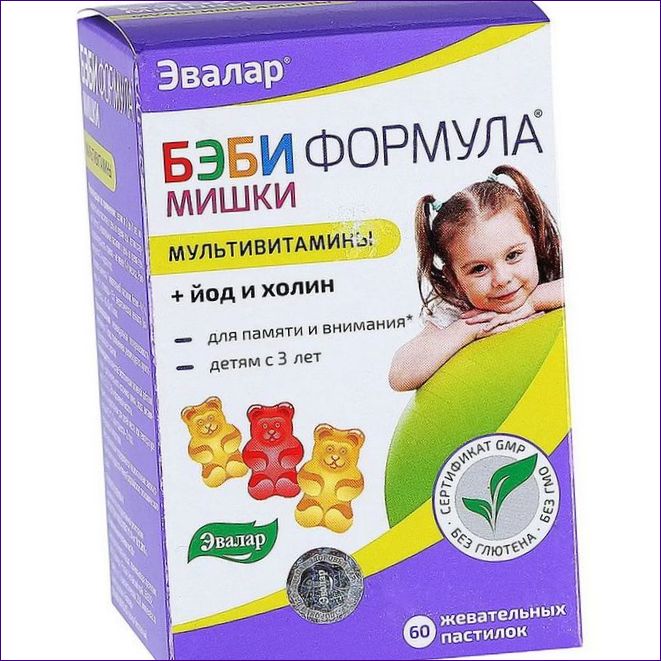 Evalar Бебешка формула Мечета Мултивитамини
