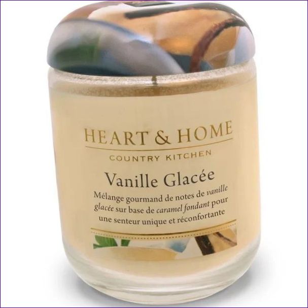 Heart Home Френска свещ с ванилия, голяма