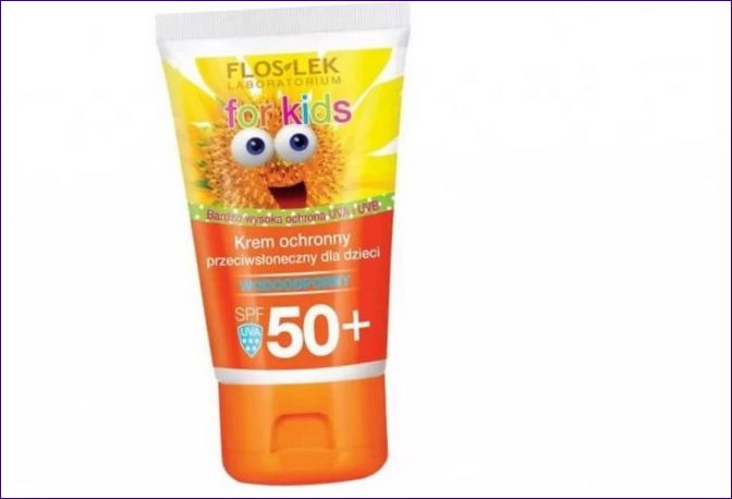 Детски слънцезащитен крем Floslek SPF 50
