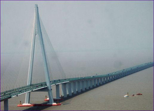 10-о място: мостът на залива Ханджоуван, 35,7 км