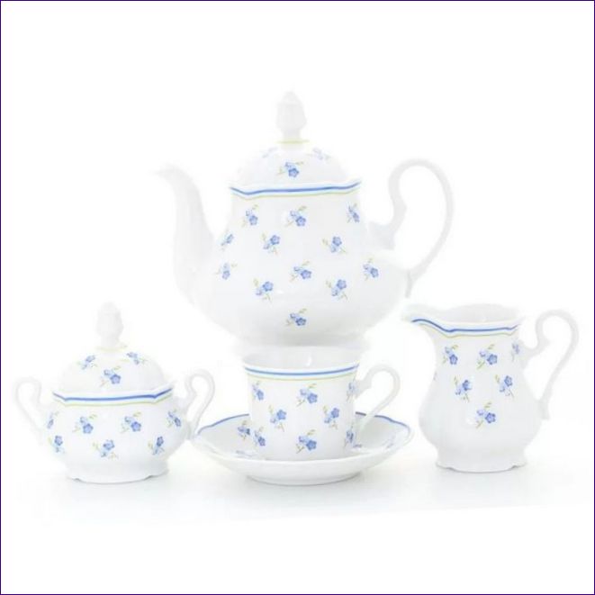 Сервиз за чай Leander Mary Ann Blue Flowers