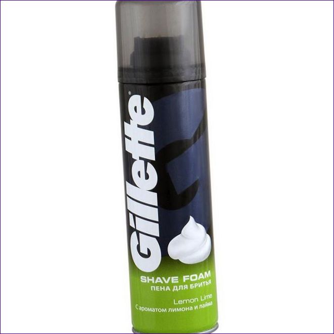 Пяна за бръснене Gillette Classic с аромат на лимон и лайм