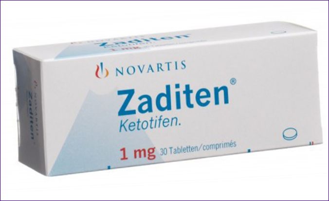 Кетотифен (Zaditen, Ketotifen Sopharma)