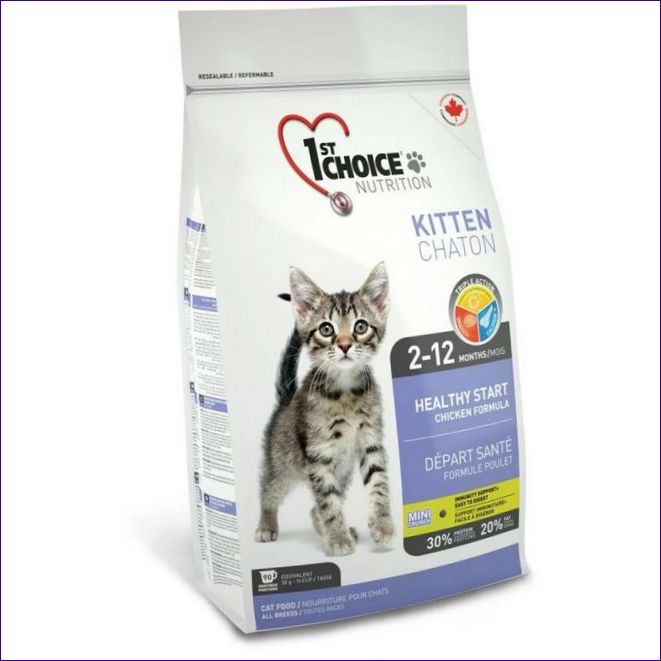 1st Choice Kitten Dry Foods Healthy Start, Chicken