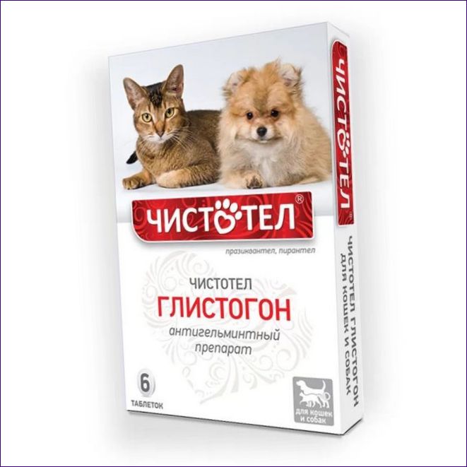 CHISTOTEL Glistotagon таблетки за котки и кучета
