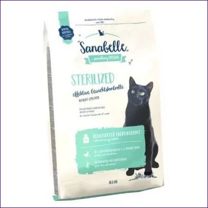 Sanabelle Храна за стерилизирани котки, без зърно, за профилактика на ICD