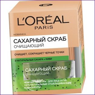 Захарен скраб за почистване на лице, L'Oréal Paris
