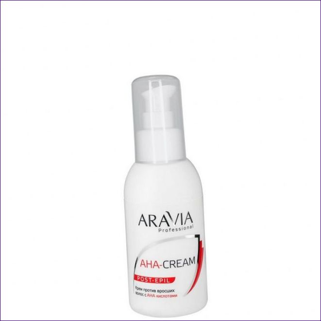 Крем против израстване на косата с AHA киселини от Aravia Professional