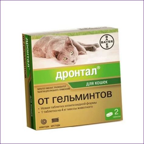 Drontal (Bayer) табл. за котки (2 табл.)