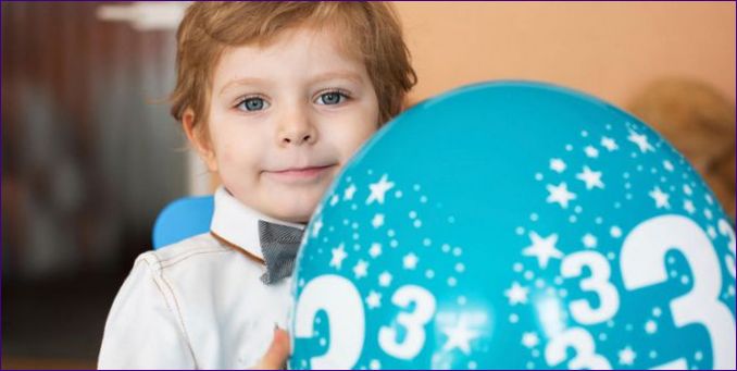 Как да отпразнуваме рождения ден на детето на 3-годишна възраст?