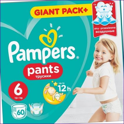 Панталони Pampers 6