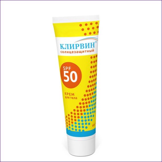 Слънцезащитен крем Clearwin SPF 50