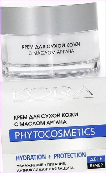 Kora Phytocosmetics за суха кожа с арганово масло за лице