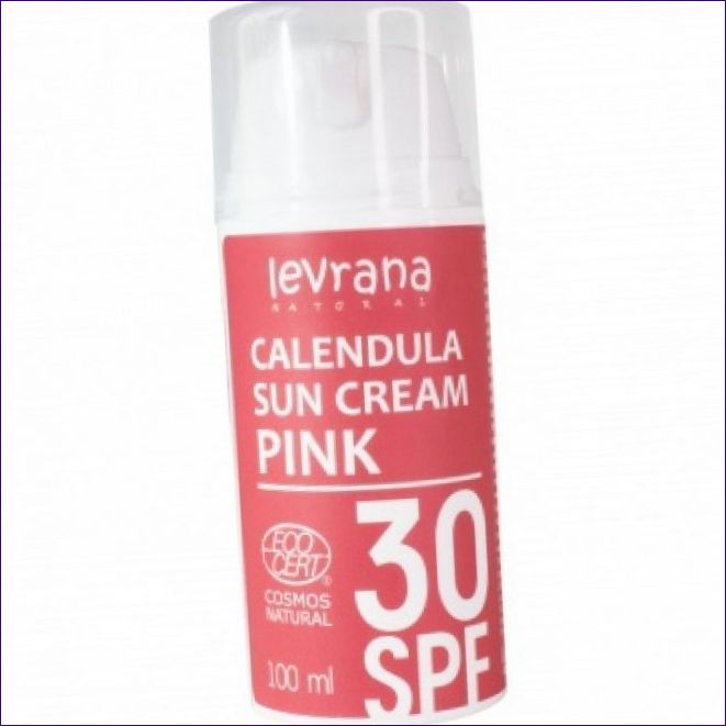 Levrana Невен розов слънцезащитен крем SPF 30