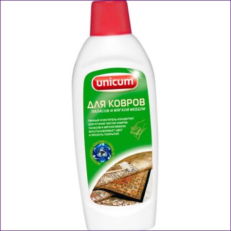 Unicum Почистващ препарат за килими, мокети и мека мебел