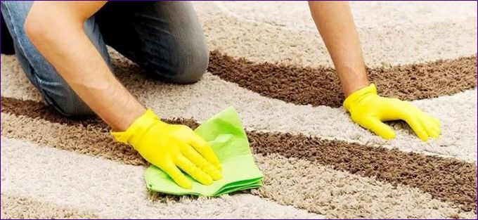 Народни начини за премахване на петна от килим